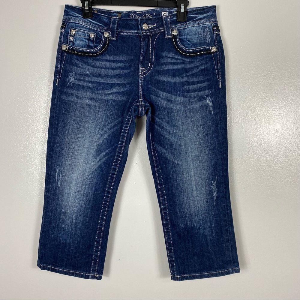 Miss Me easy crop capri jeans model JE5408EC5 size 29